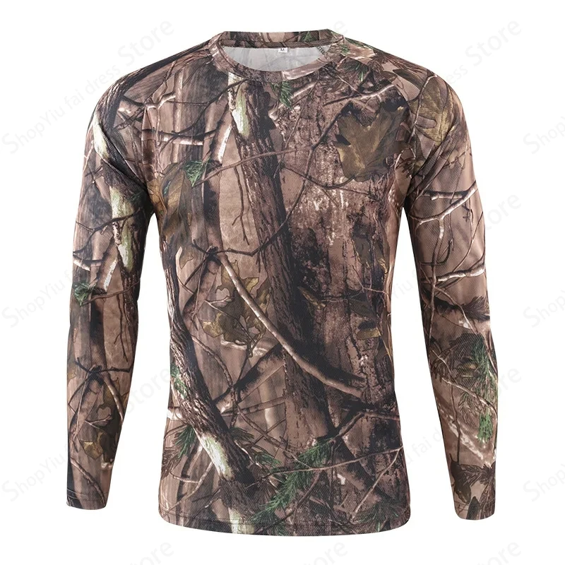 تيشيرت رجالي بأكمام طويلة بنقش - مراجعة Outdoor Hunting Prints وسعره