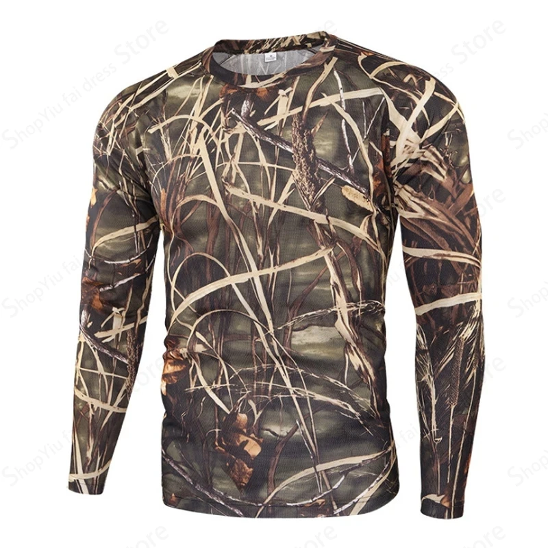تيشيرت رجالي بأكمام طويلة بنقش - مراجعة Outdoor Hunting Prints وسعره