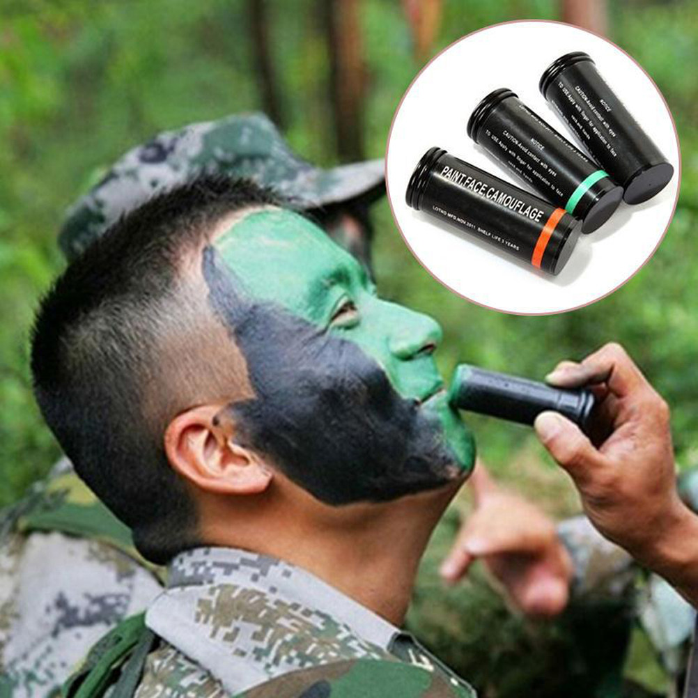 3 قطع من أقلام طلاء التمويه ال - مراجعة Camo Face Paint وسعره