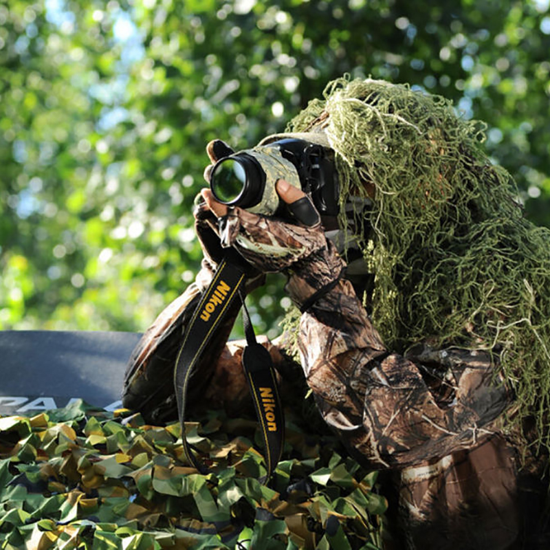 غطاء تكتيكي للصيد ثلاثي الأبعا - مراجعة Hunting And Camping In Jungle وسعره